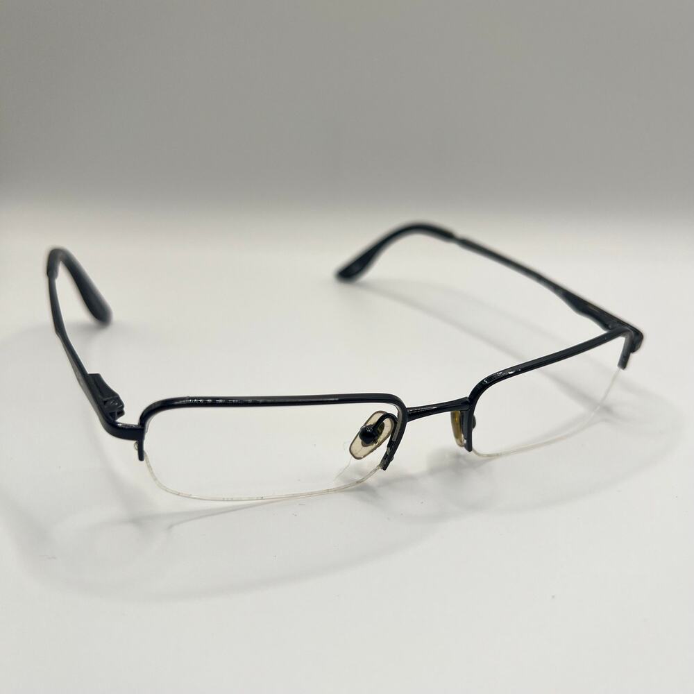 Ray-Ban RB1020T 3005 Kids Eyeglasses Black Titanium Z Half Rim 46-16-125 Frames